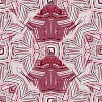 Geometric lines wallpaper. Abstract ethnic tile. Tribal mosaic seamless pattern. vector