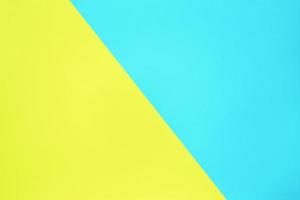 blue and yellow pastel color paper texture top view minimal flat lay background photo