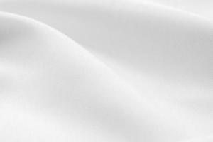 Abstract white fabric with soft wave texture background photo