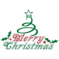 Merry Christmas T-shirt Design vector