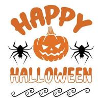 Halloween T-shirt Design vector