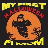 Halloween T-shirt Design vector