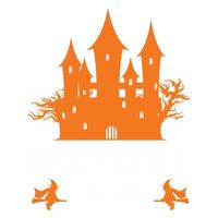 Halloween T-shirt Design vector