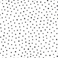 Seamless pattern with polka dot in doodle style. Vector cute background