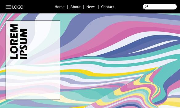 Abstract background design. Landing page templates. Eps10 Vector. vector