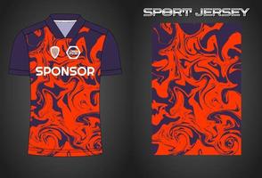 Soccer jersey sport shirt design template vector