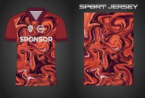 Soccer jersey sport shirt design template vector