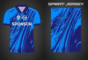 Soccer jersey sport shirt design template vector