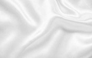 Abstract white fabric with soft wave texture background photo