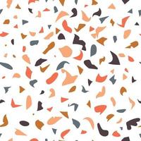 Terrazzo vector seamless pattern