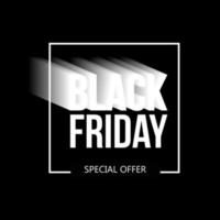 Mega sale special offer Black friday Sale banner promotion. Vector illustration