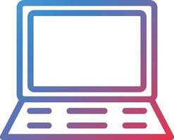 Laptop Icon Style vector