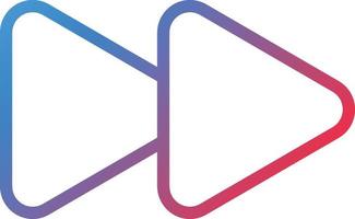 Fast Forward Icon Style vector