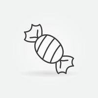 Candy vector concept minimal icon in thin line style