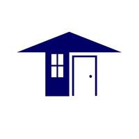 representation of the shape of a house with a simple and elegant design vector