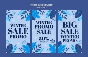 winter design for advertising, banners, leaflets and flyers vector