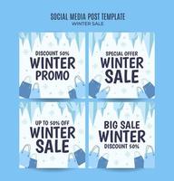 winter design for advertising, banners, leaflets and flyers vector