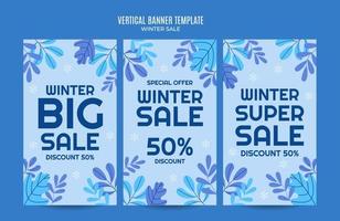 winter design for advertising, banners, leaflets and flyers vector