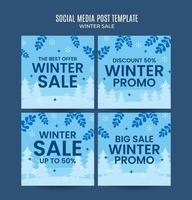 winter design for advertising, banners, leaflets and flyers vector
