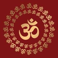 Om Hindu Symbol vector