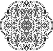 Decorative mandala design vector