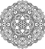 Decorative mandala design vector