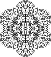 Decorative mandala design vector