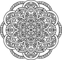 Decorative mandala design vector