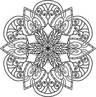 Decorative mandala design vector