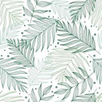 Seamless pattern tropical leaves. Summer glamour print for the textile fabric and wallpapers vector