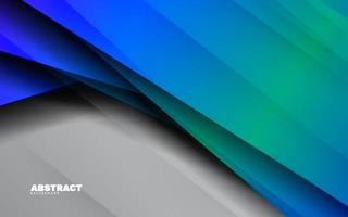 Abstract overlap layer papercut background vector
