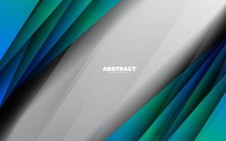 Abstract overlap layer papercut background vector