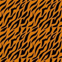 Abstract design of a seamless pattern made of wild animal skin. Tiger, jaguar, leopard, cheetah, panther fur. Black and white seamless camouflage background. Vector pattern of tiger skin.