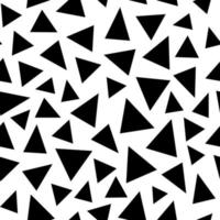 Black Little Triangle seamless pattern. Design for paper, covers, cards, fabrics, background and any design. Vector illustration.