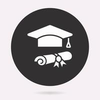 Education - vector icon. Illustration isolated. Simple pictogram.