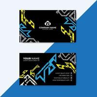 Abstract modern Business Card Template. Creative Business Card vector