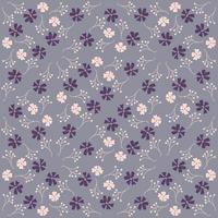 Wildflowers seamless vector pattern