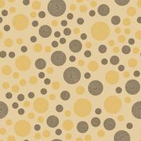 Retro polka dot pattern and circles vector