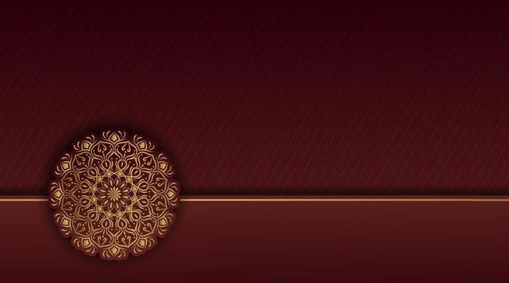 simple background, with mandala decoration