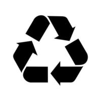 recycle flat icon vector