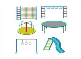 Playground Element Colorful Vector