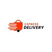 Express Delivery Icon Logo Design Tempate Element. Delivery Concept vector