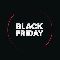 Black Friday Design for digital media, social media or web media. vector