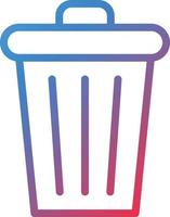 Trash Icon Style vector