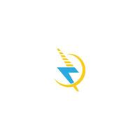 Lightning logo icon design illustration vector