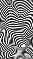 Psychedelic optical illusion background vector