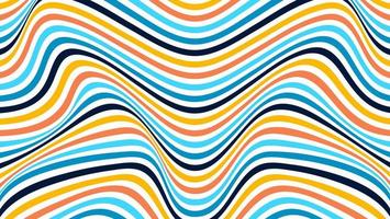 Colorful Psychedelic optical illusion background vector