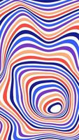 Colorful Psychedelic optical illusion background vector