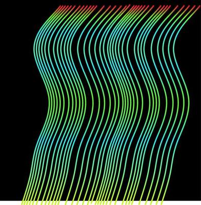 rainbow color background design