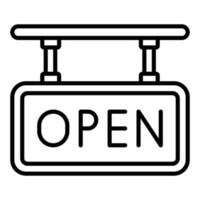 Open Tag Icon Style vector